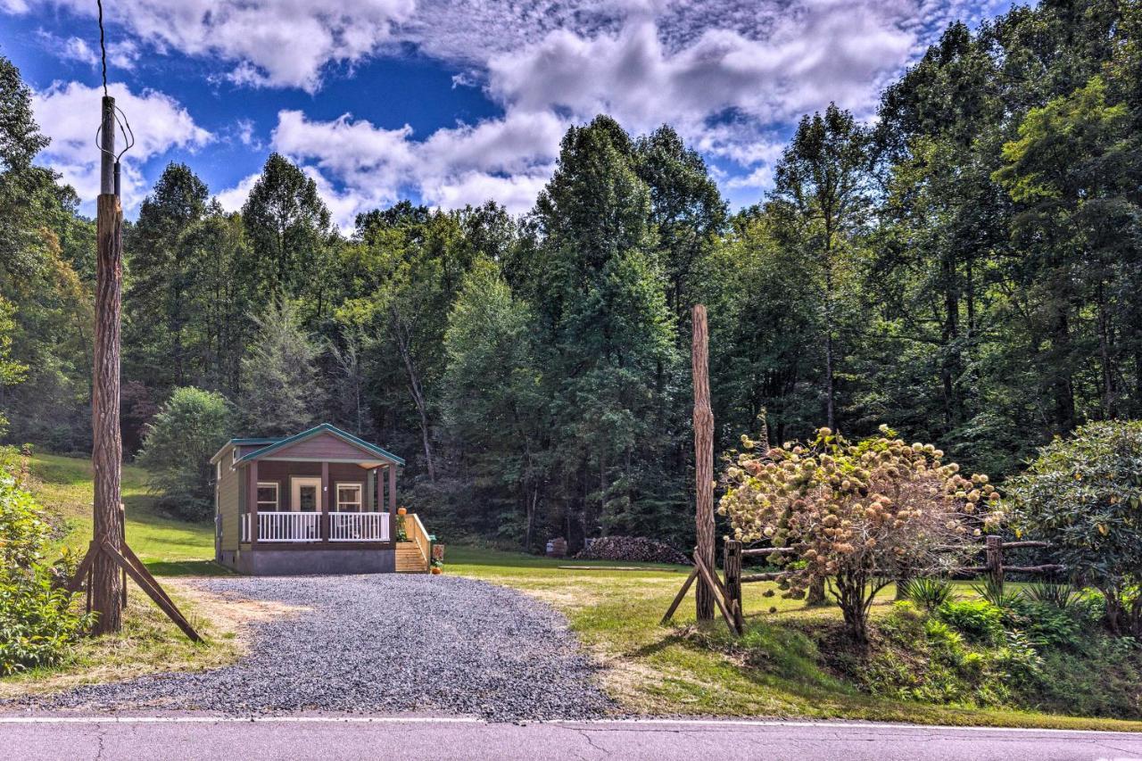 Quaint Mtn Cabin Tiny Living Near Big Adventure Brevard Zewnętrze zdjęcie